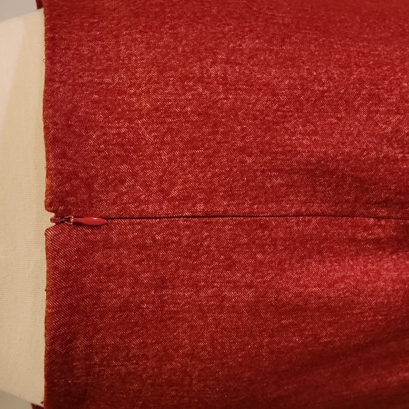 BCBGMaxAzria Wool-Blend Pencil Skirt with Stitch Embroidery - Picture 7 of 16